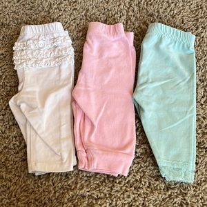 Set of 3 baby leggings